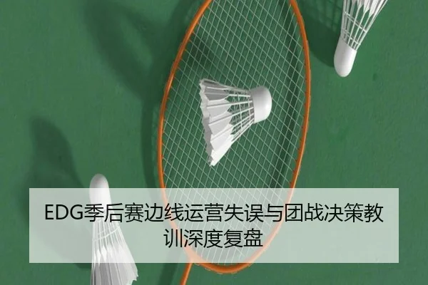 EDG季后赛边线运营失误与团战决策教训深度复盘